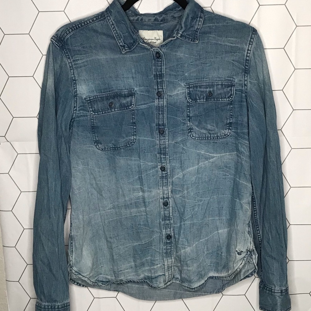 American Eagle Denim Shirt